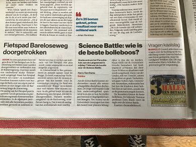 Science Battle in de Tubantia Science Battle in de Tubantia