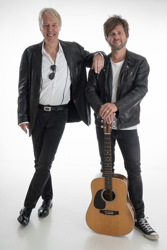 Bert en andre zwart wit promo foto sander